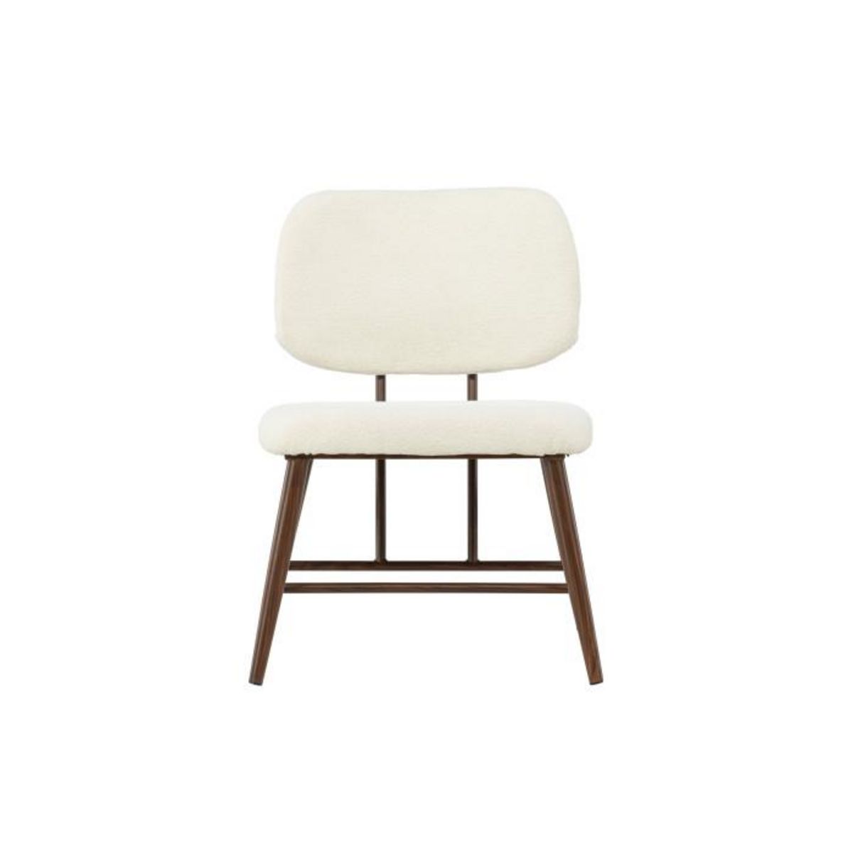 Paris Prix Fauteuil Design Bouclette  Midland  84cm Blanc