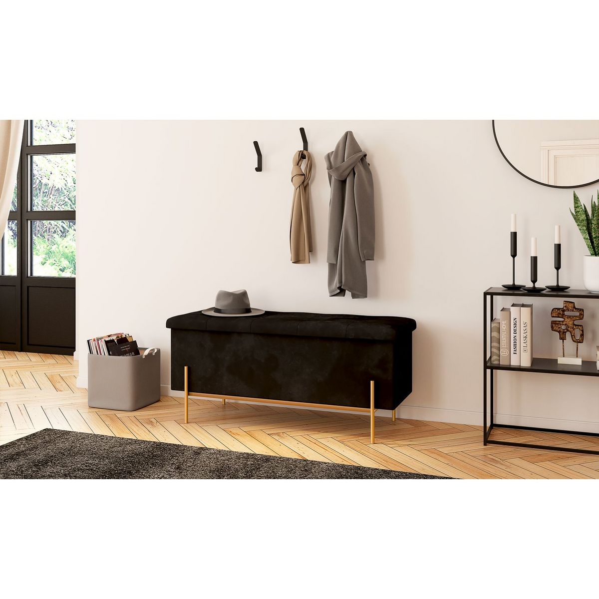 Banc coffre L100 cm NOAH 