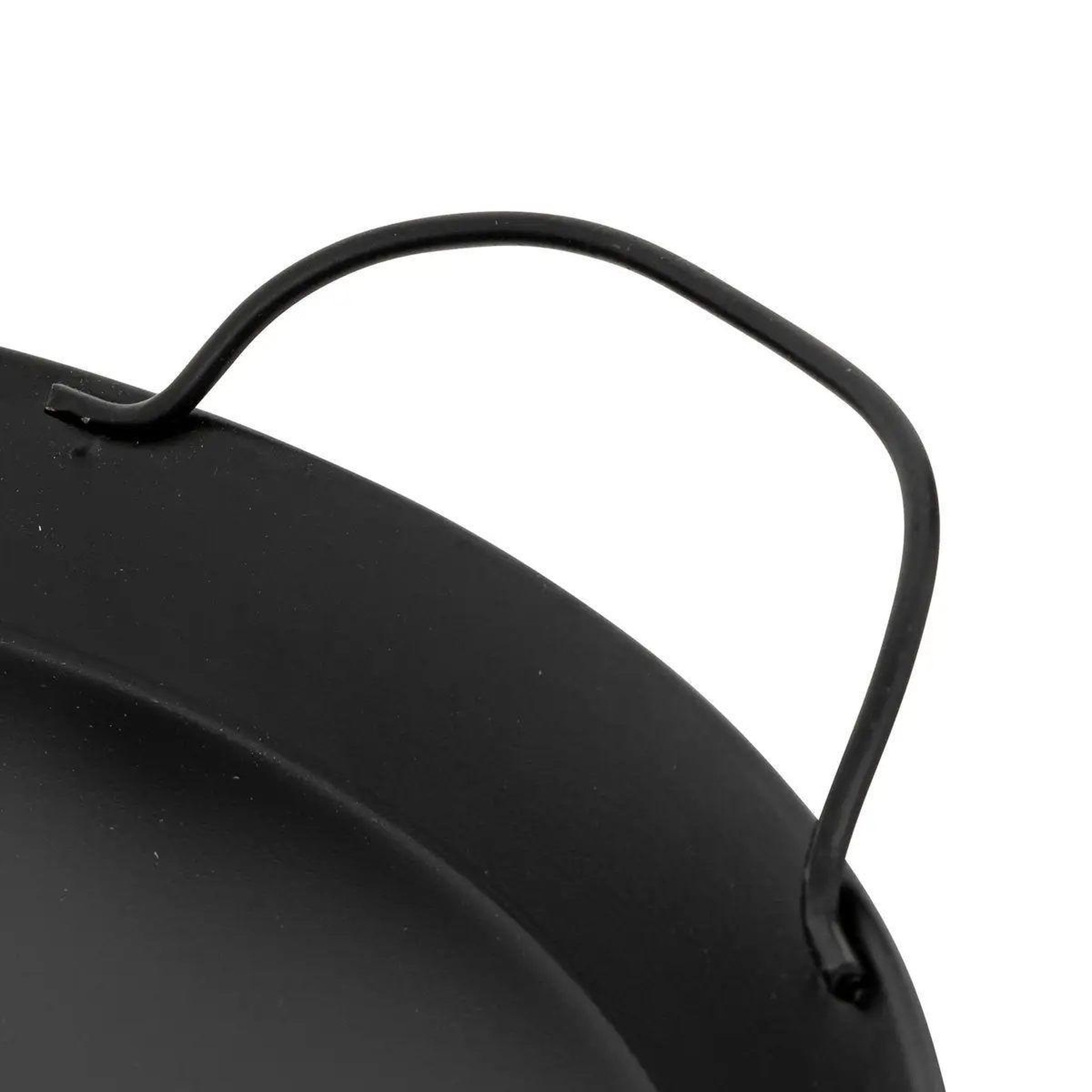 Voir la diapositive 4 : ATMOSPHERA Lot de 2 plateaux de service  café  50cm noir