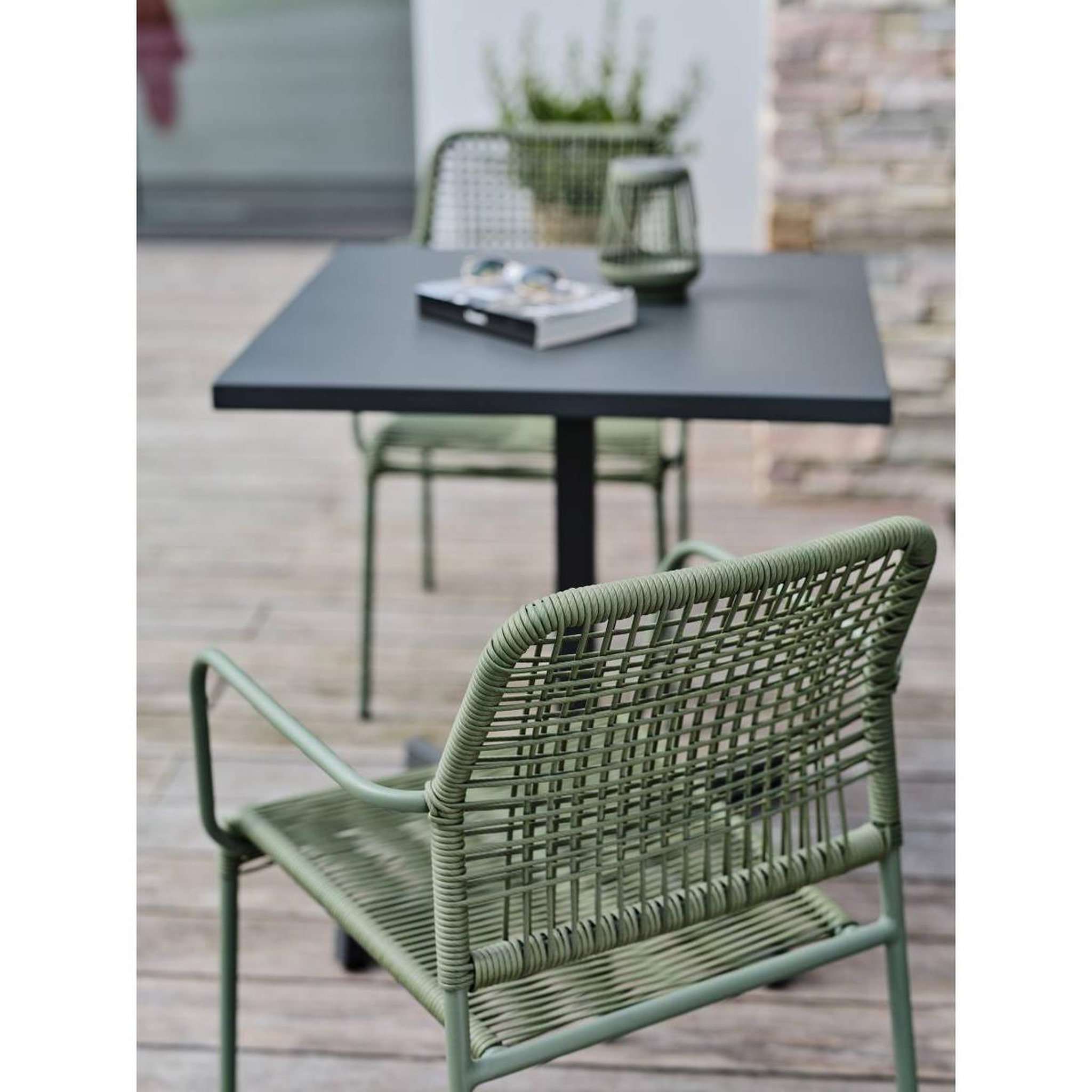 Voir la diapositive 6 : Paris Prix Fauteuil de jardin  marceau  78cm vert olive
