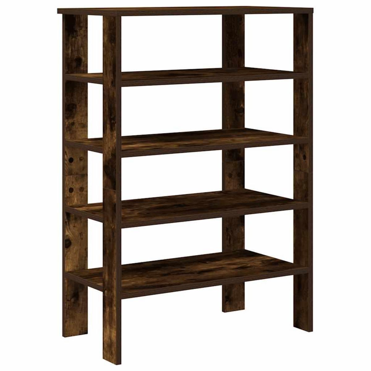 VIDAXL Etagere a chaussures chene fume 61x32x87,5 cm bois d'ingenierie