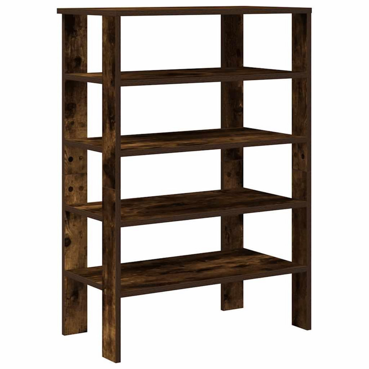 VIDAXL Etagere a chaussures chene fume 61x32x87,5 cm bois d'ingenierie