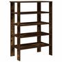 Voir la diapositive 2 : VIDAXL Etagere a chaussures chene fume 61x32x87,5 cm bois d'ingenierie