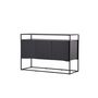 Voir la diapositive 6 : Paris Prix Buffet 3 Portes en Teck  Kingsport  120cm Noir