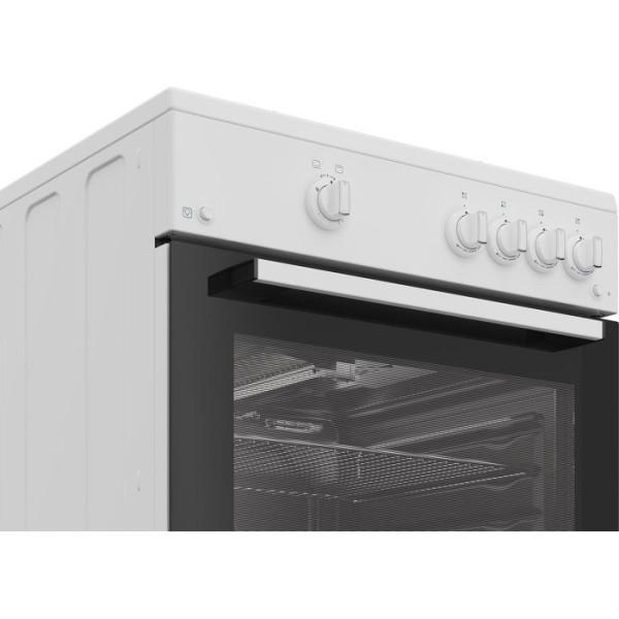 Voir la diapositive 6 : Indesit Cuisinière gaz 60cm 4 feux blanc - i6ggkmwf