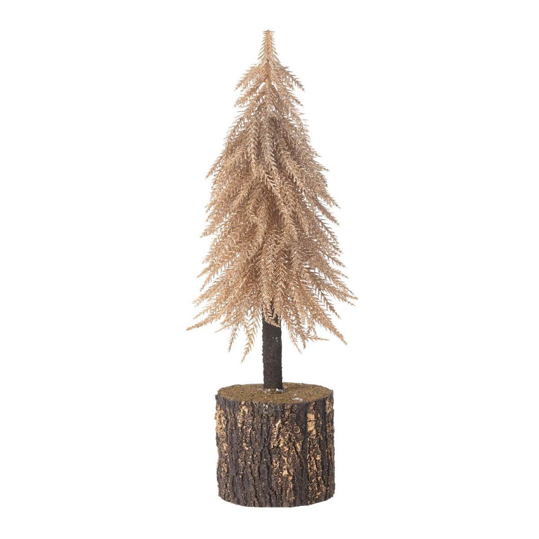 J-LINE Sapin de noël déco  jayson  45cm cuivre