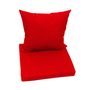 Voir la diapositive 2 : Jardin Privé Lot de 2 coussins pour salon de jardin rouge COFFEE SET