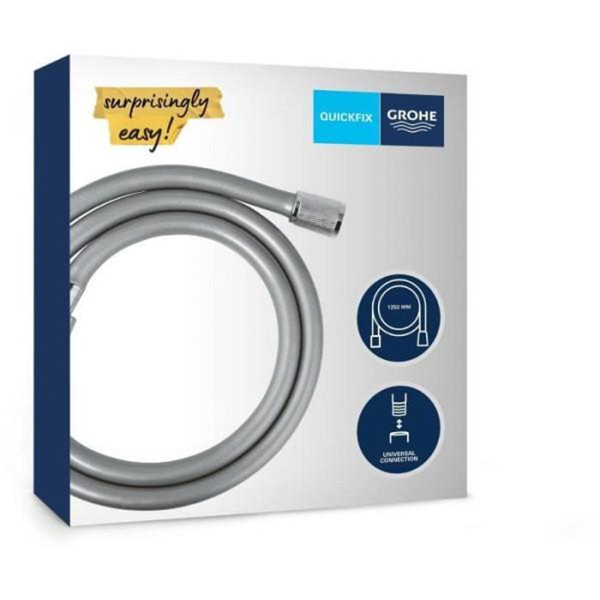 Voir la diapositive 6 : Grohe Flexible de douche - GROHE - 22114000 - 1,25 m - Chromé - VitalioFlex Trend