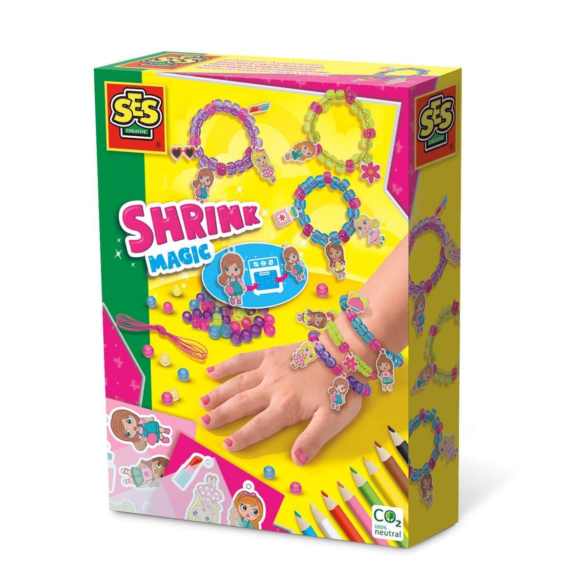 SES Creative Kit créatif : Bracelets à charms fashionistas