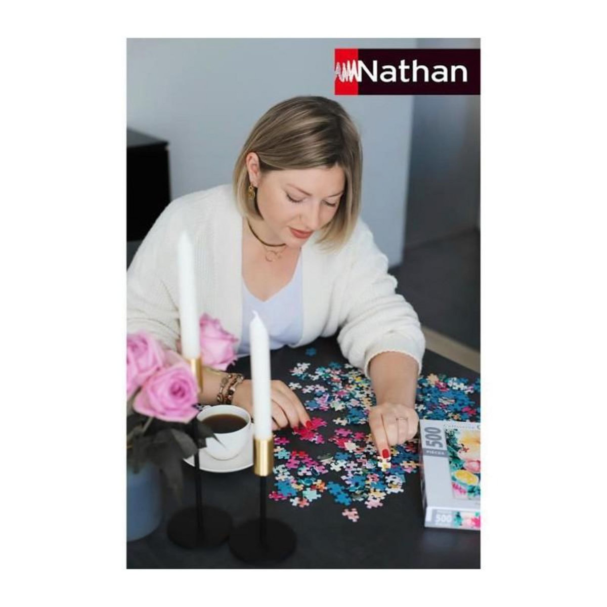 Nathan Puzzle Nathan Puzzle Souvenirs multicolore