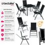 Voir la diapositive 2 : tectake Ensemble chaises de salle à manger gris anthracite