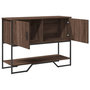 Voir la diapositive 5 : VIDAXL Table console chene marron 100x35x74,5 cm bois d'ingenierie