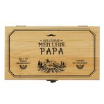 Paris Prix Coffret pour le Vin  5 Accessoires  24cm Naturel