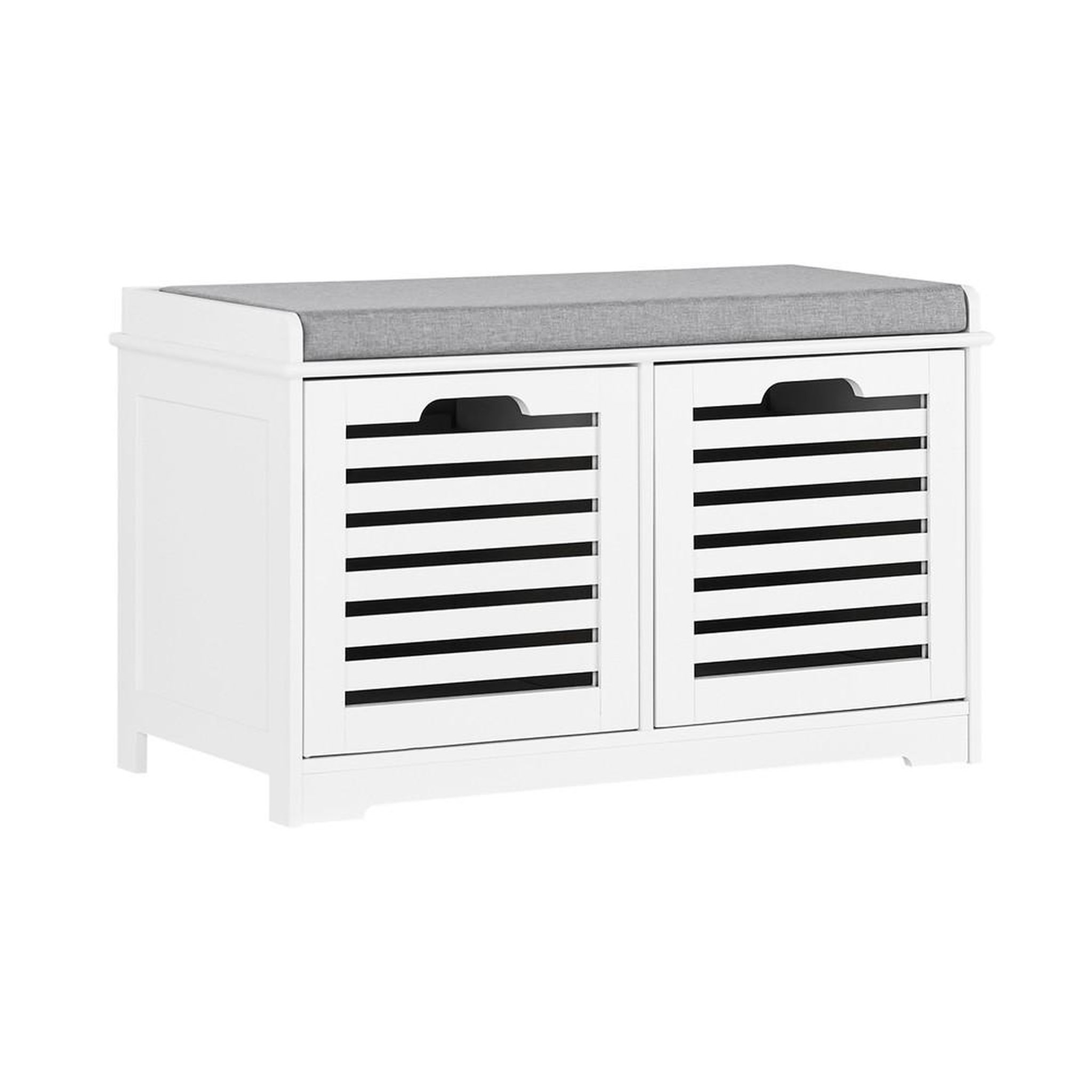 SOBUY SoBuy - Banc de rangement à chaussures avec deux portes - Nordique - FSR23-K. Coloris disponibles : Blanc