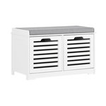 SOBUY SoBuy - Banc de rangement à chaussures avec deux portes - Nordique - FSR23-K. Coloris disponibles : Marron, Blanc
