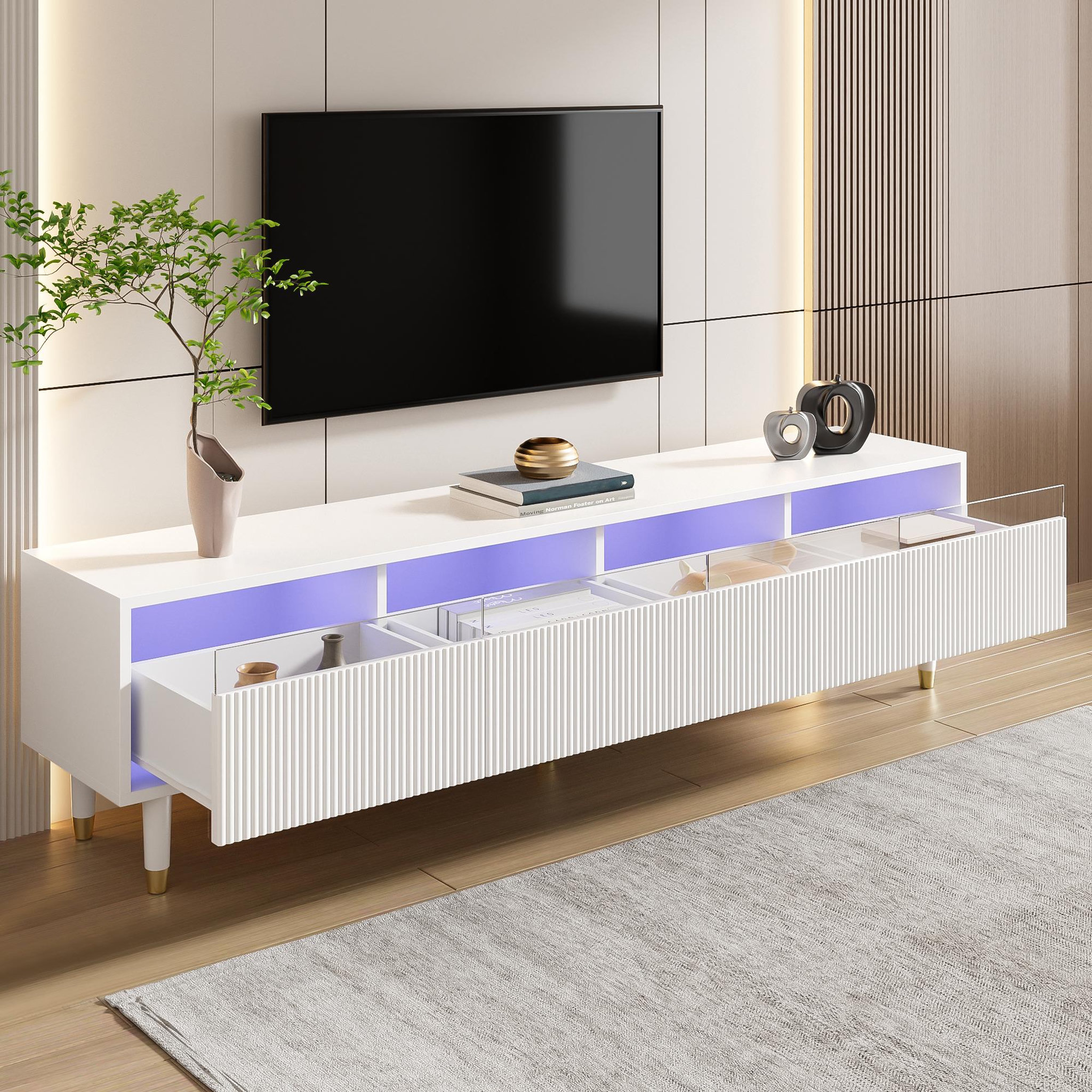 Voir la diapositive 5 : MERAX Meuble tv