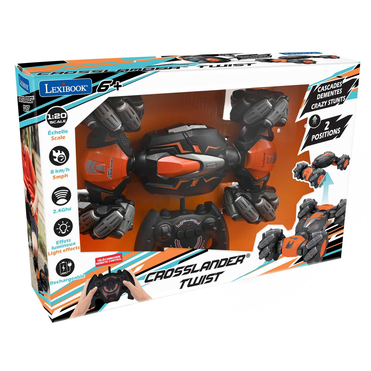 Lexibook CROSSLANDER Twist, 360° rotation