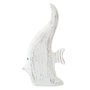 Voir la diapositive 1 : Paris Prix Statuette Déco en Bois  Poisson Antique  38cm Blanc
