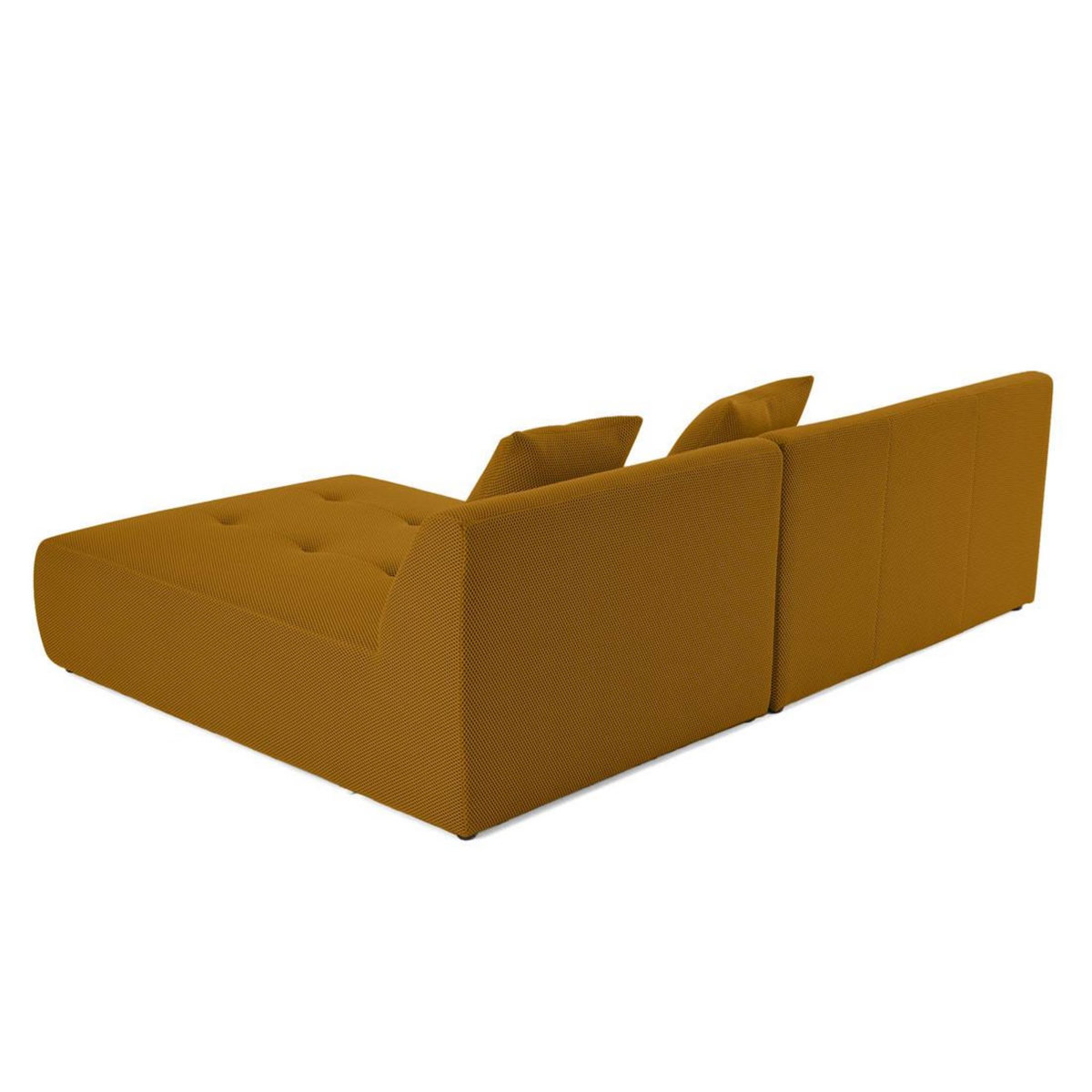 LISA DESIGN Onyx - canapé modulable d'angle réversible 4 places - en tissu mailles 3d
