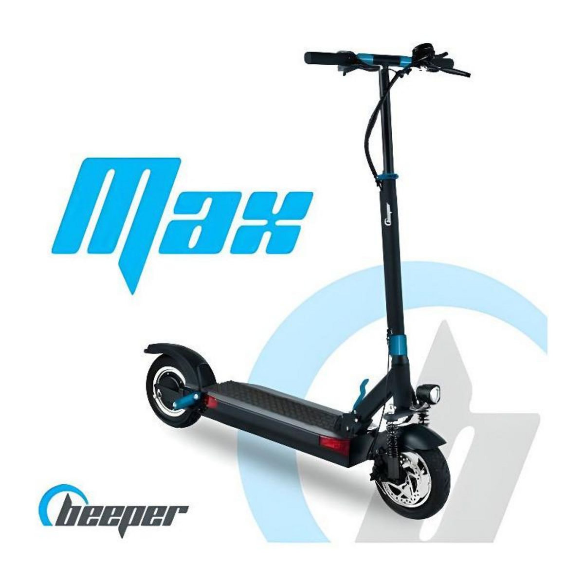 BEEPER Trottinette electrique - BEEPER - MAX FX10-G2-26 - 500W - 10 pouces - Adulte - 48V - 26Ah