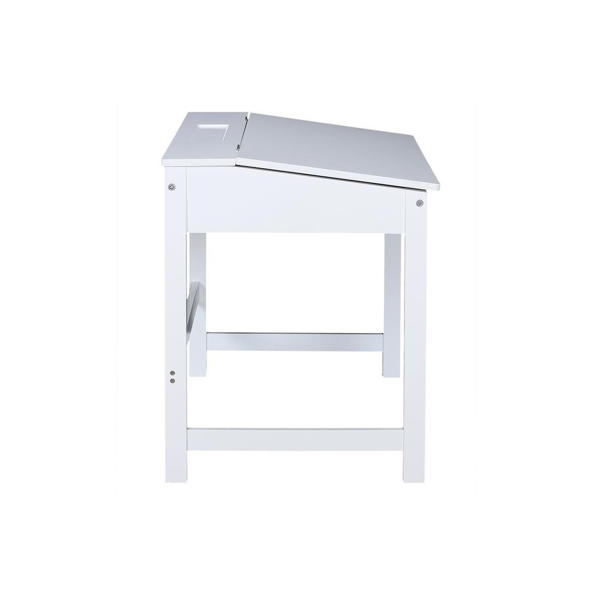 Voir la diapositive 3 : HOME DECO KIDS Bureau pupitre déco  charlie  52cm blanc