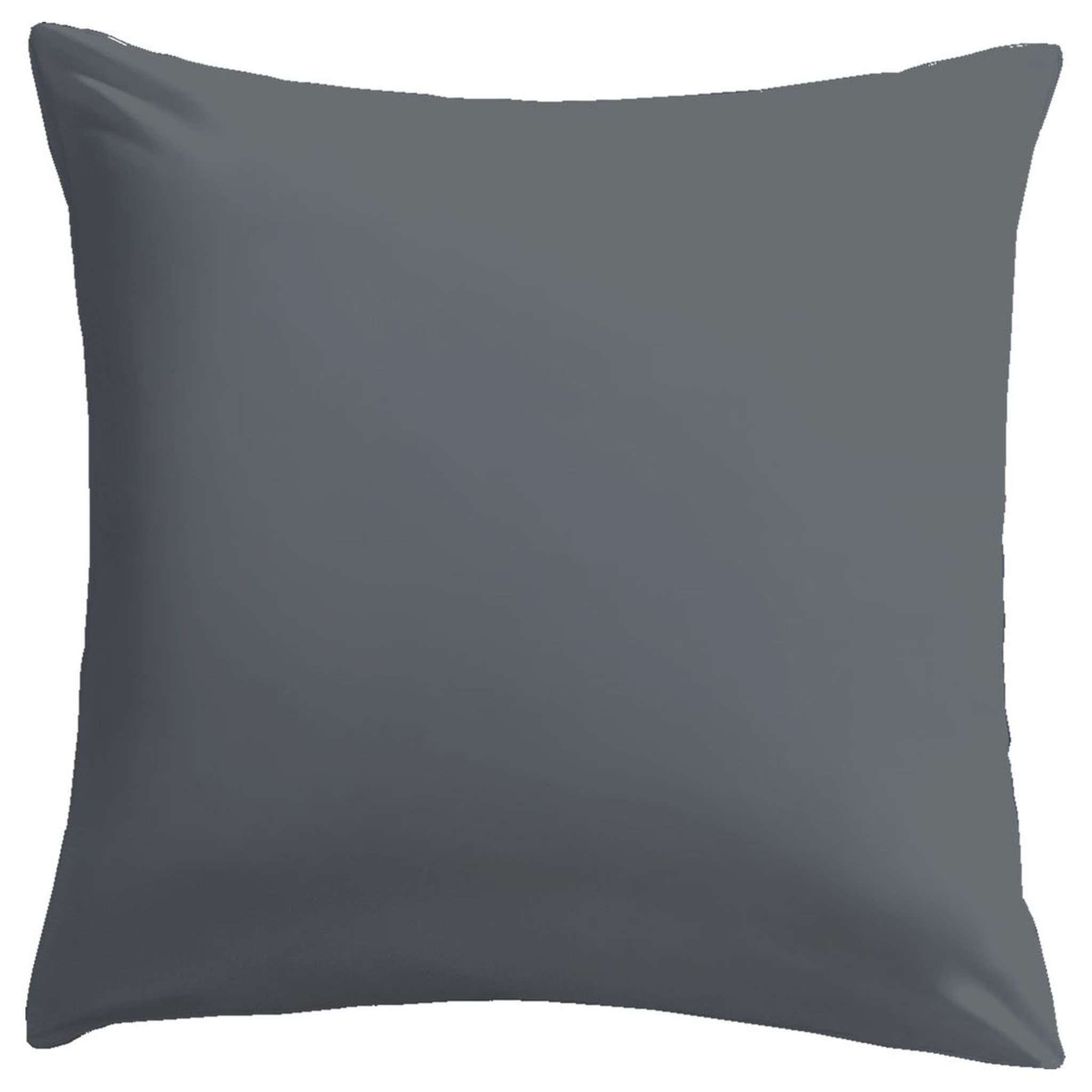 Taie d'oreiller unie en microfibre 