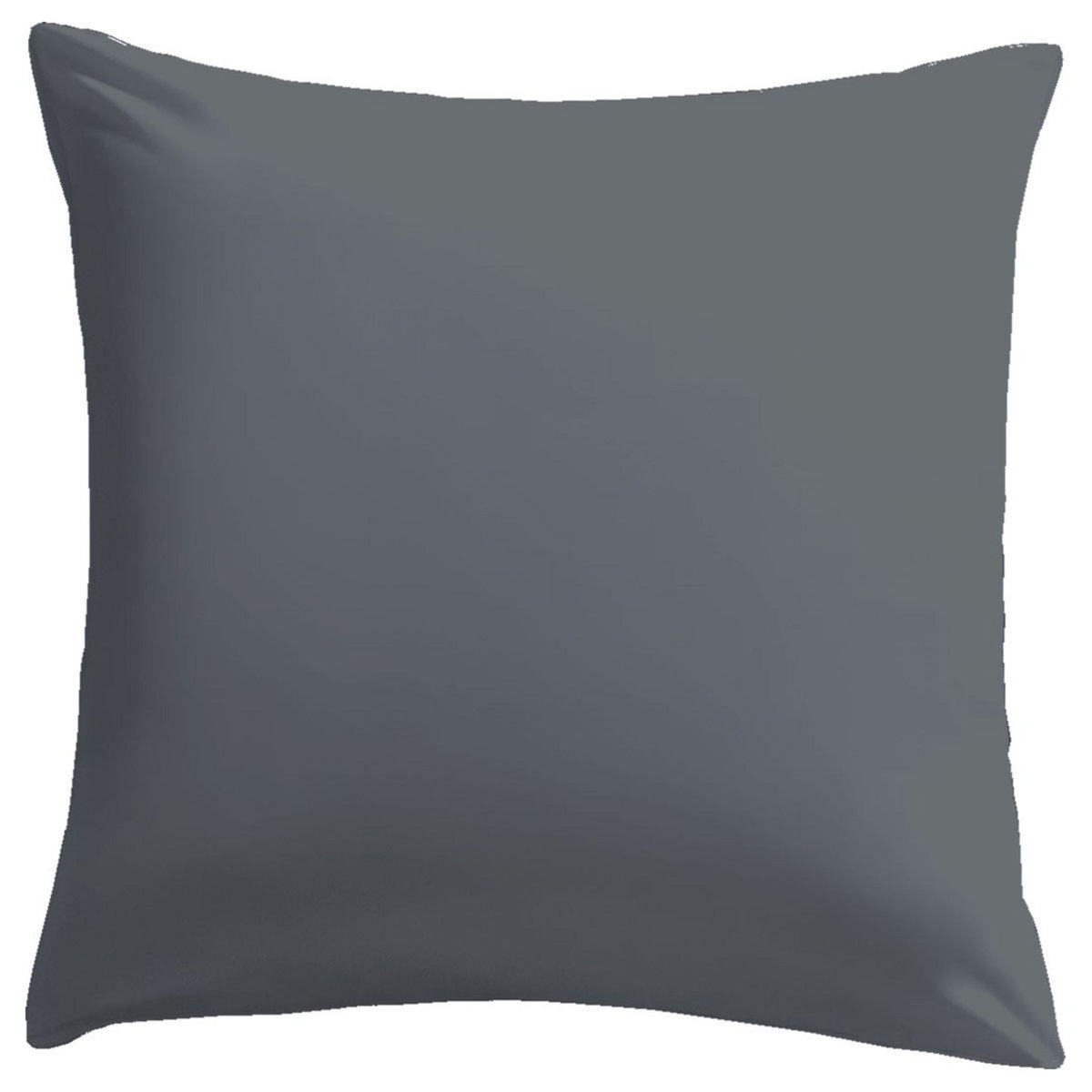 Taie d'oreiller unie en microfibre 