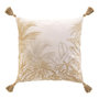 Voir la diapositive 1 : Paris Prix Coussin Déco Imprimé  Dune  45x45cm Naturel