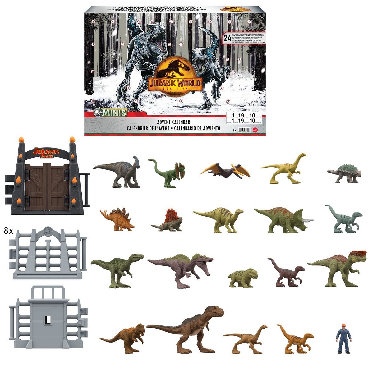 MATTEL Calendrier de l'Avent Jurassic World
