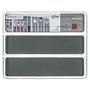 Voir la diapositive 4 : FIVE Range-Couverts  3 Compartiments  40cm Gris