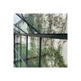 Voir la diapositive 6 : GREEN PROTECT Serre de jardin en verre trempé 14,52m² 