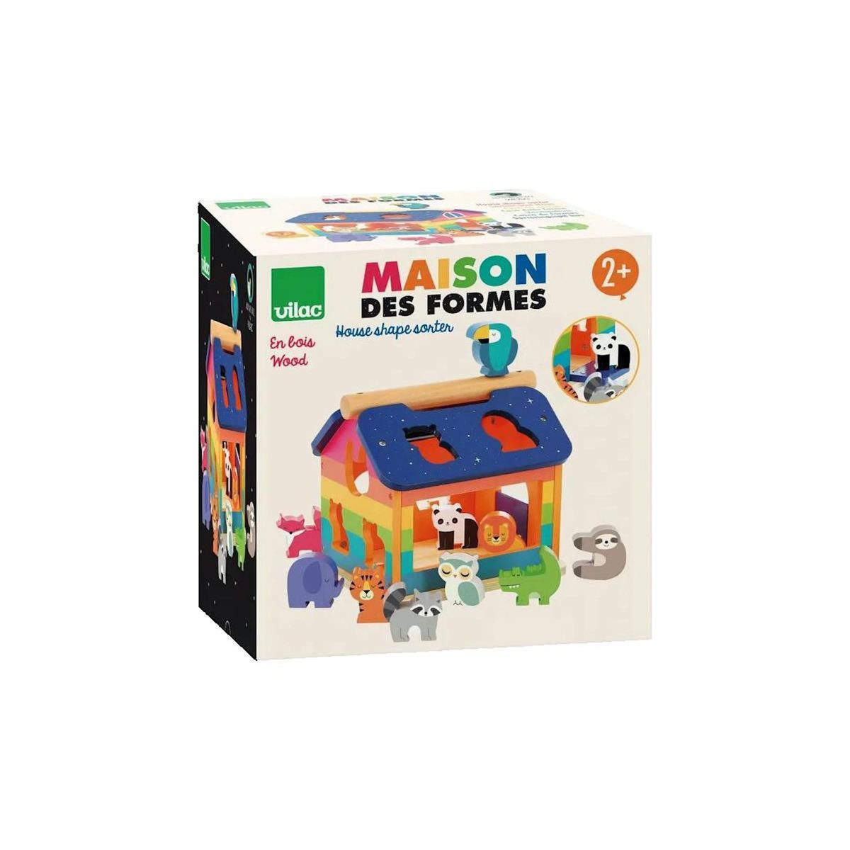 Vilac Jouet Vila Maison des Formes Arc-en-ciel