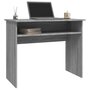 Voir la diapositive 3 : VIDAXL Bureau Sonoma gris 90x50x74 cm Bois d'ingenierie