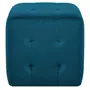 VIDAXL 2 pcs Tables de chevet Bleu 30x30x30 cm Tissu velours