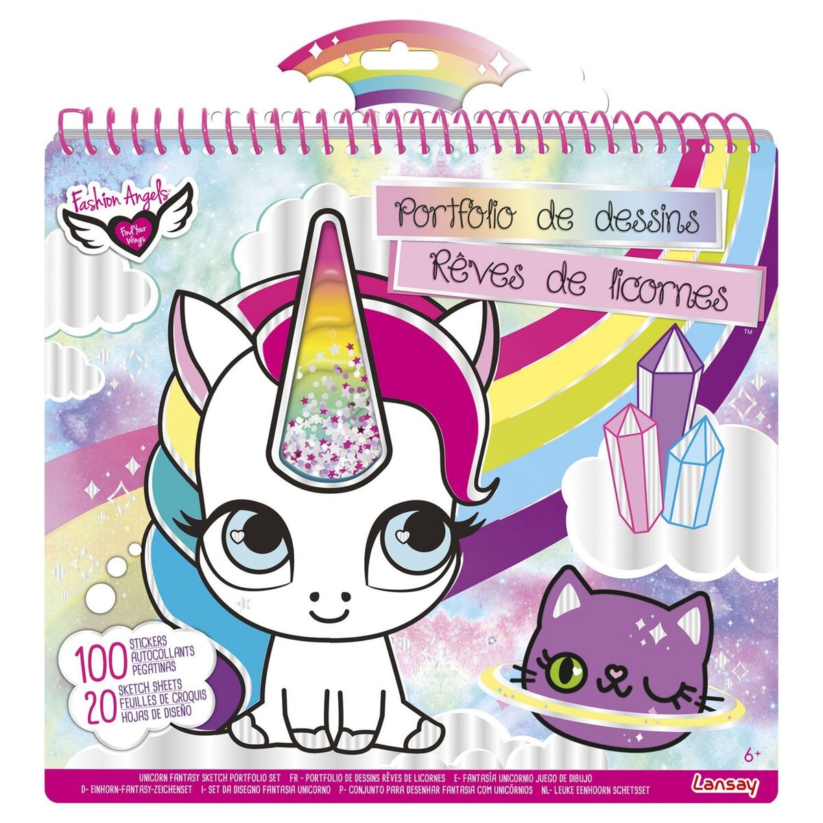 LANSAY Portfolio de dessins - Rêves de licornes