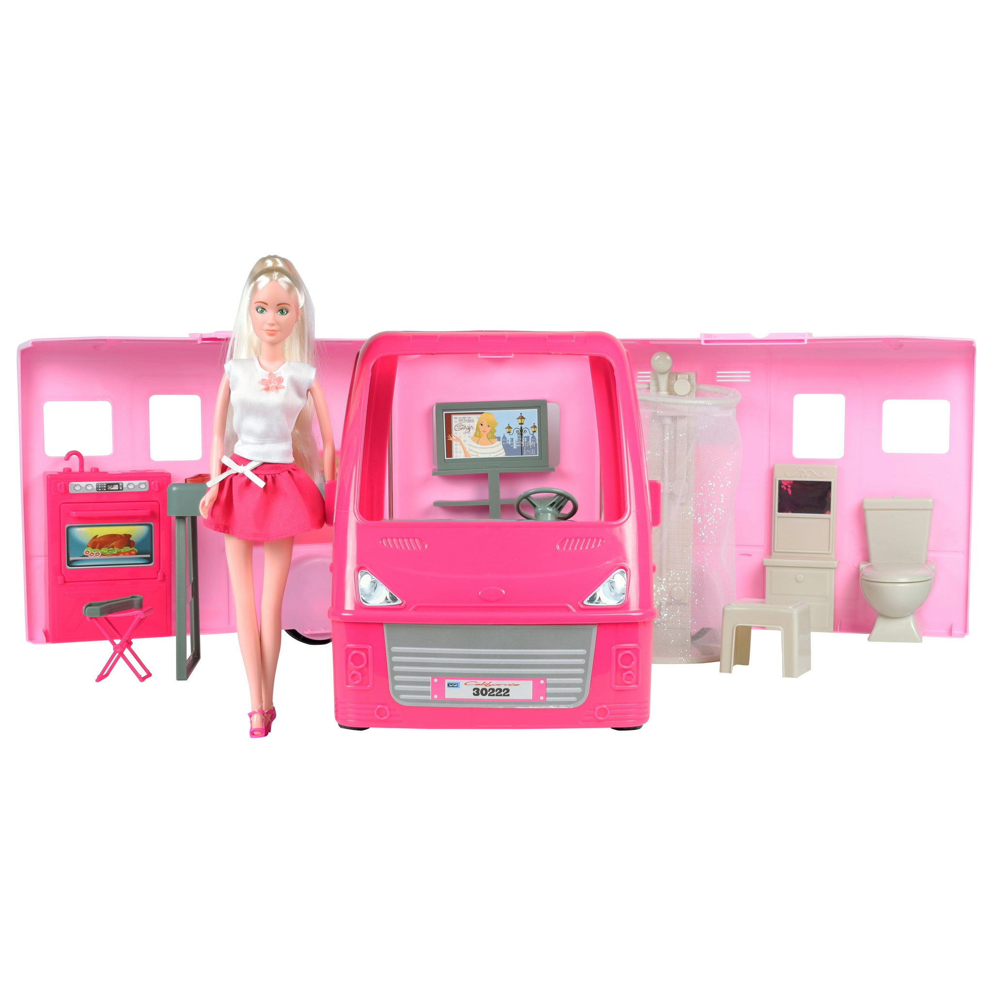Voir la diapositive 2 : One Two Fun Camping car avec poupée