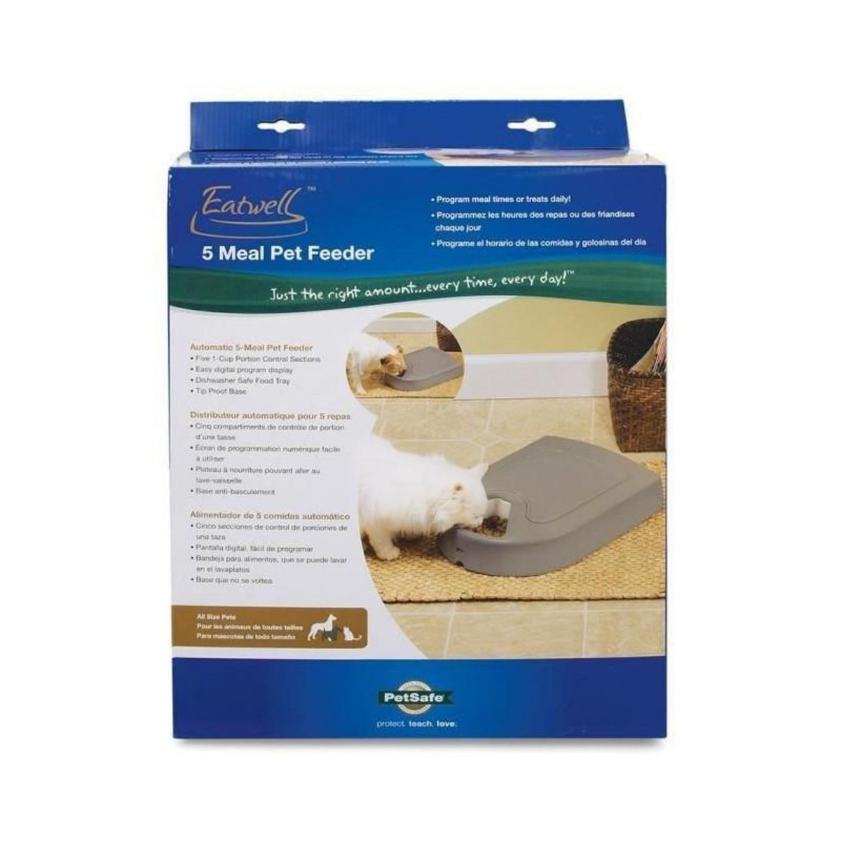 PETSAFE Distributeur Automatique 5 Repas Eatvell Pfd11-13707