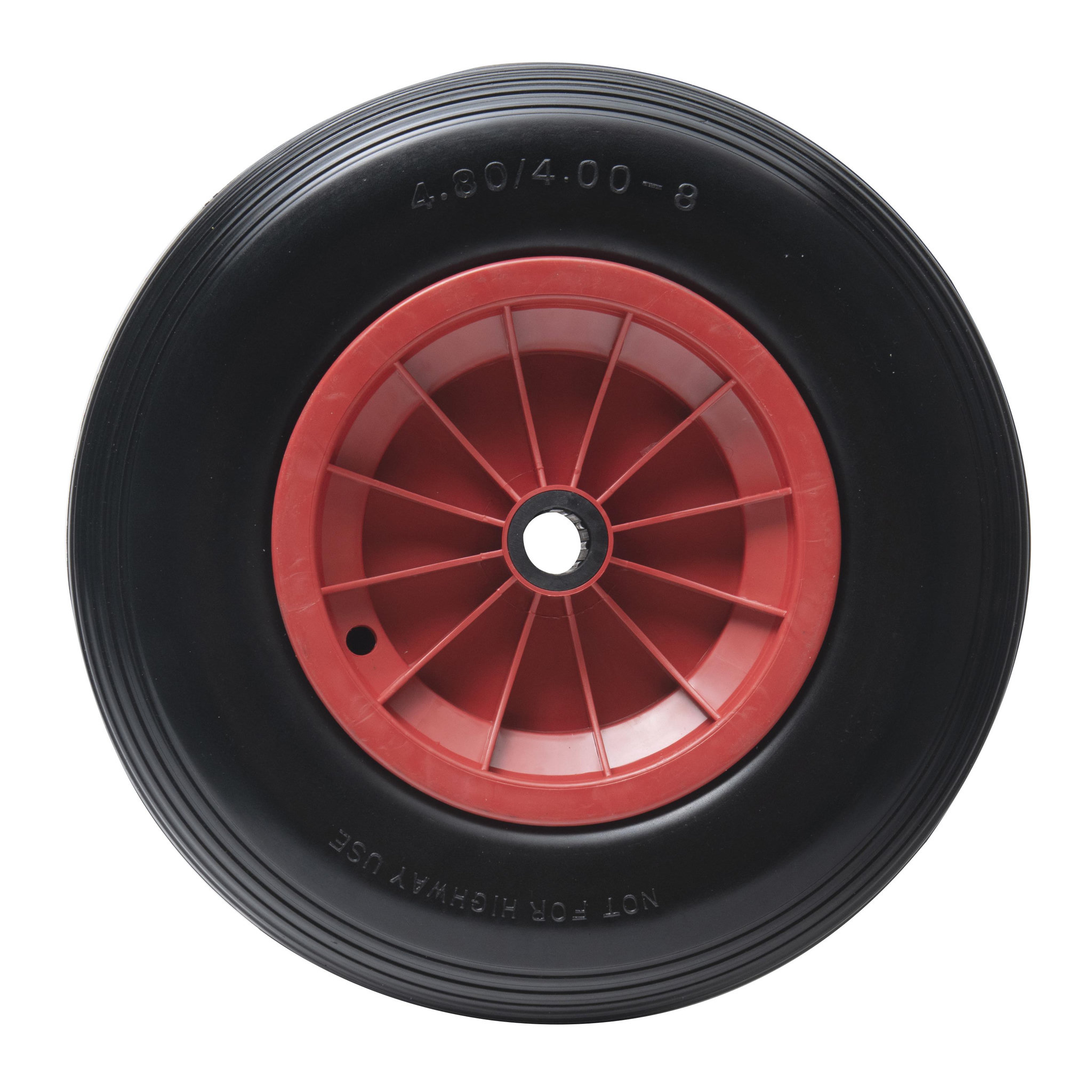 Voir la diapositive 5 :  Roue increvable 15''  385x75  Alésage 25mm Werkapro