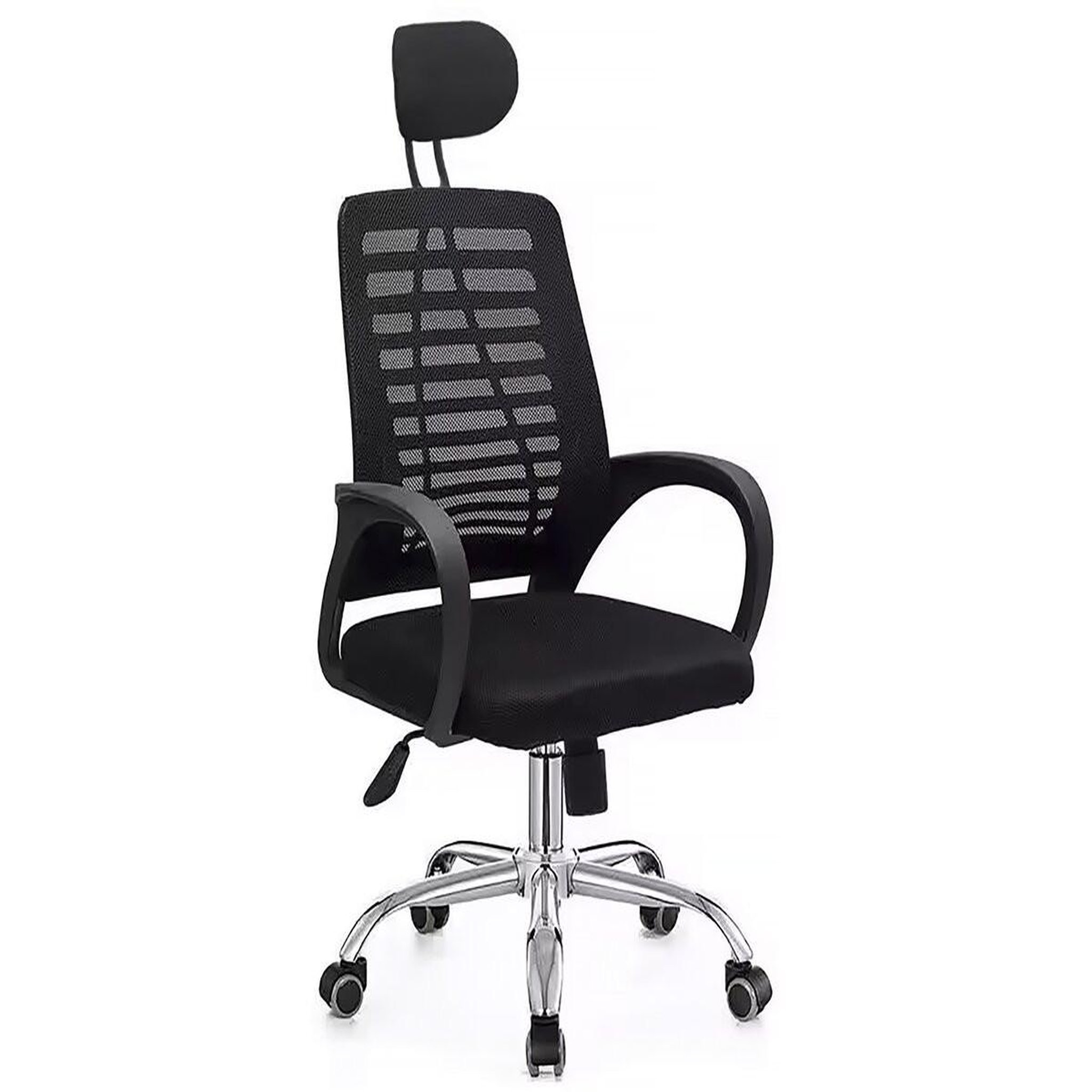 Habitat et Jardin Chaise de bureau ergonomique réglable en hauteur avec appuie tête  sébastien  - noir