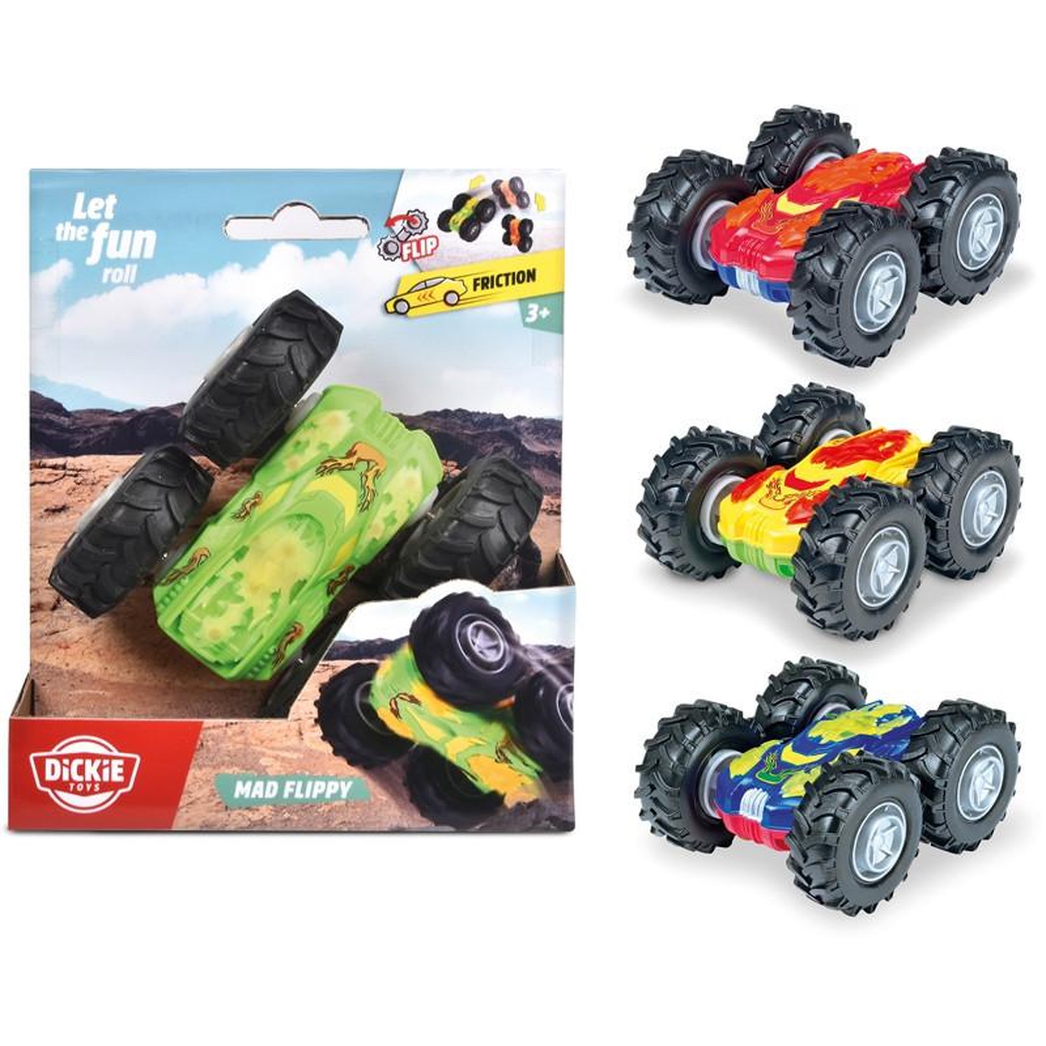 Dickie VEH 10CM DICKIE FLIPPY ASSORTIMENT Smoby SMY203341036