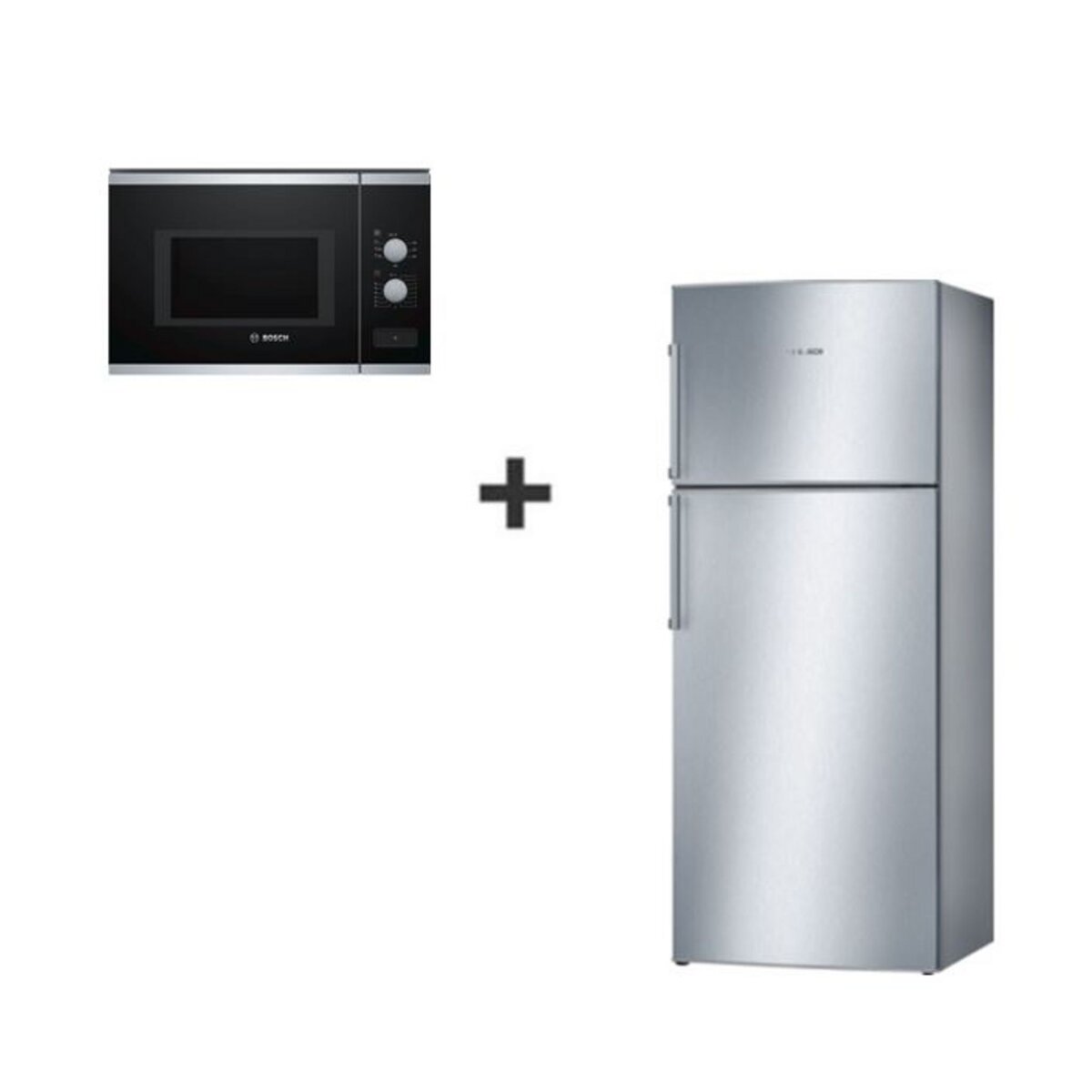 BOSCH Réfrigérateur 2 portes KDN42VL20 332 L, Froid No Frost + Four micro-ondes Grill BEL550MS0