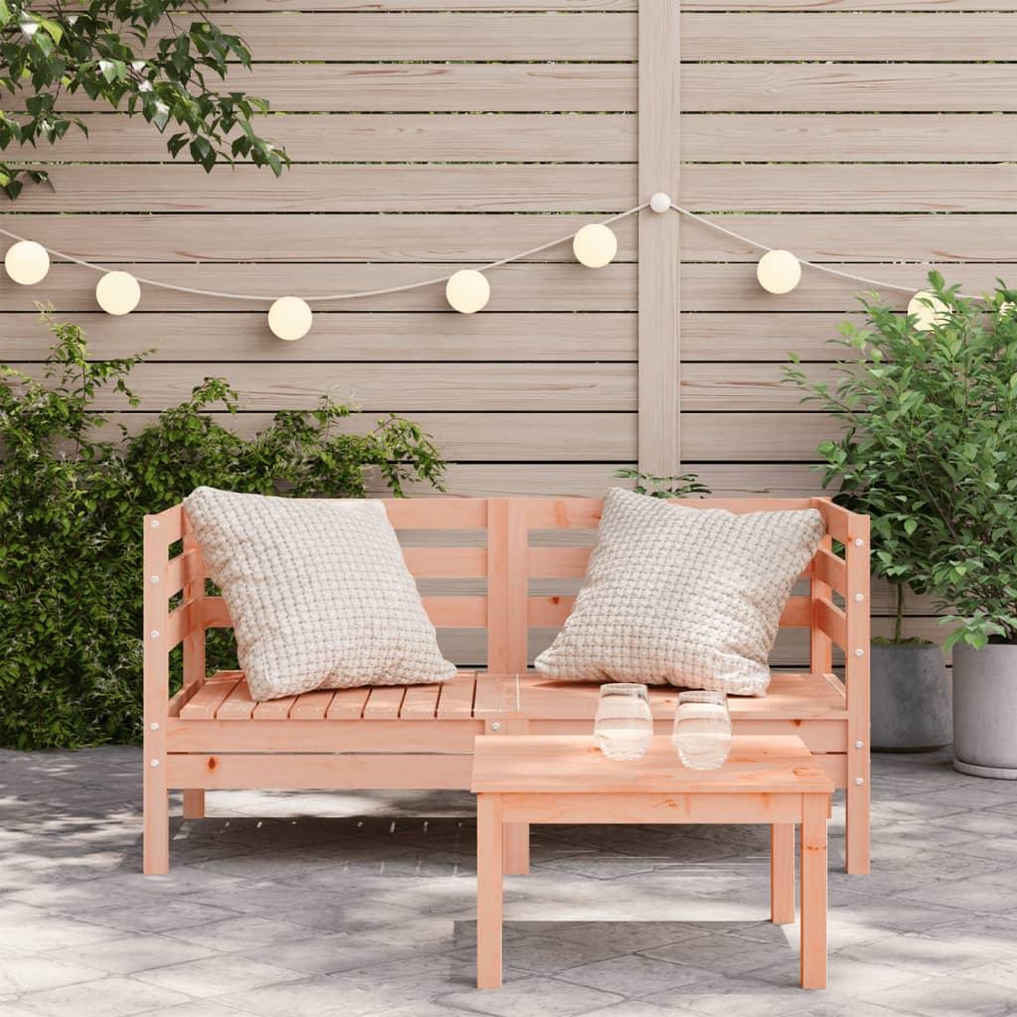 Voir la diapositive 3 : VIDAXL Canapes d'angle de jardin 2 pcs bois massif douglas