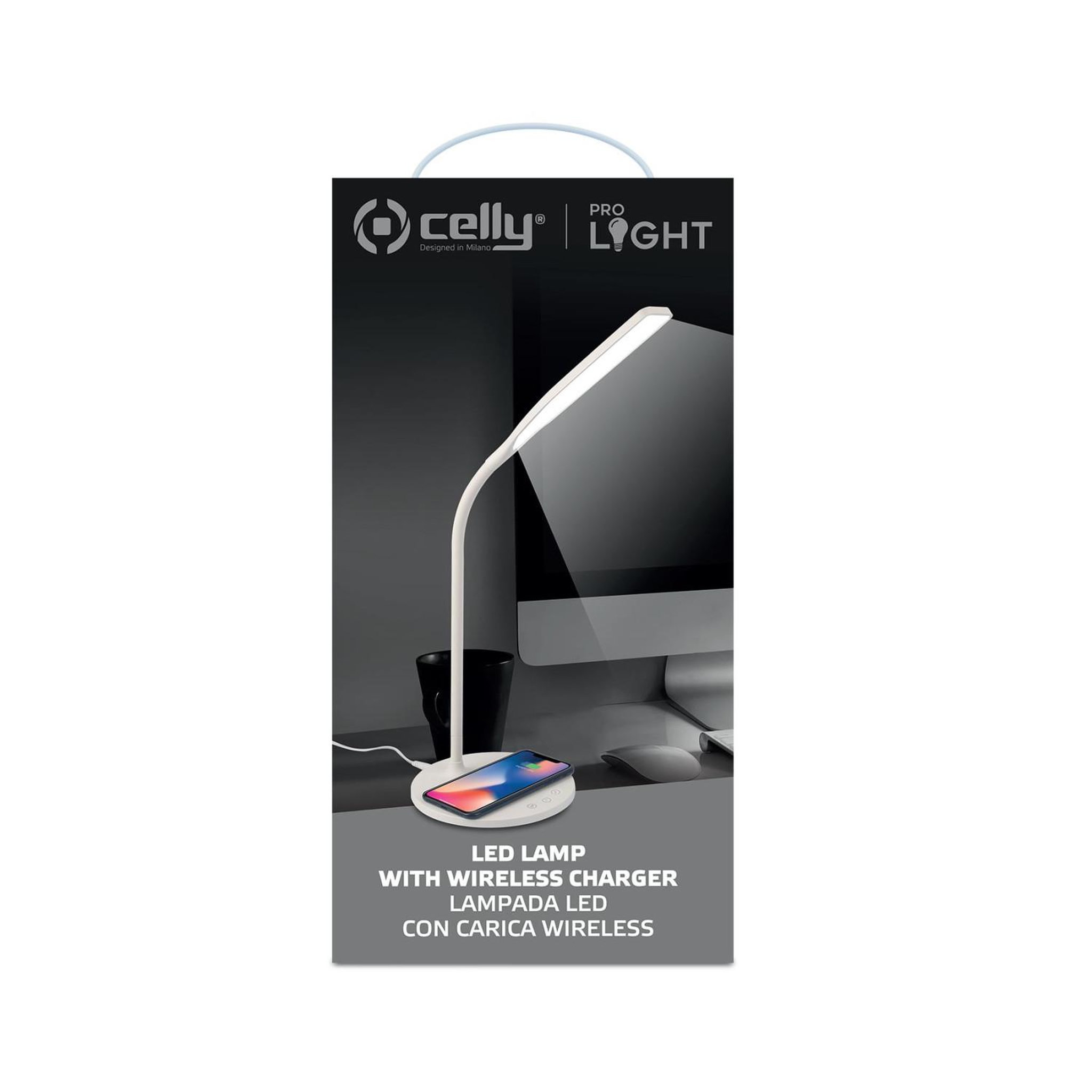 Voir la diapositive 3 : CELLY Celly WLLIGHT10WWH chargeur d'appareils mobiles Smartphone Blanc USB Recharge sans fil Intérieure