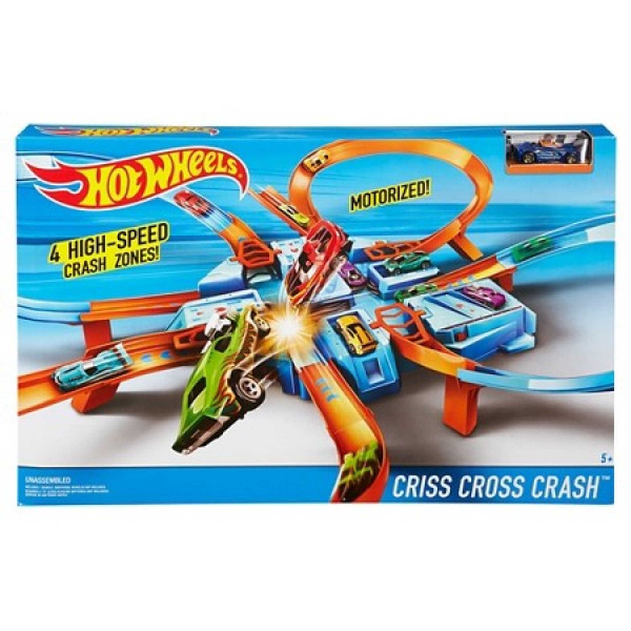 Voir la diapositive 2 : MATTEL Circuit Criss Cross Crash Hot Wheels
