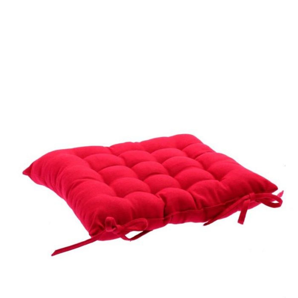 ATMOSPHERA Galette de chaise - 38 x 38 cm - Rouge