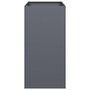 Voir la diapositive 4 : VIDAXL Jardiniere anthracite 40x80x80 cm acier
