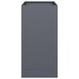 Voir la diapositive 4 : VIDAXL Jardiniere anthracite 40x80x80 cm acier