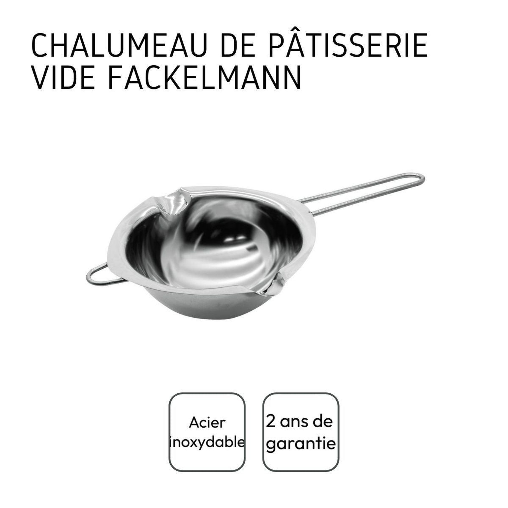 Voir la diapositive 4 : ZENKER Ensemble de 2 services à bain marie 26 cm pour chocolat zenker