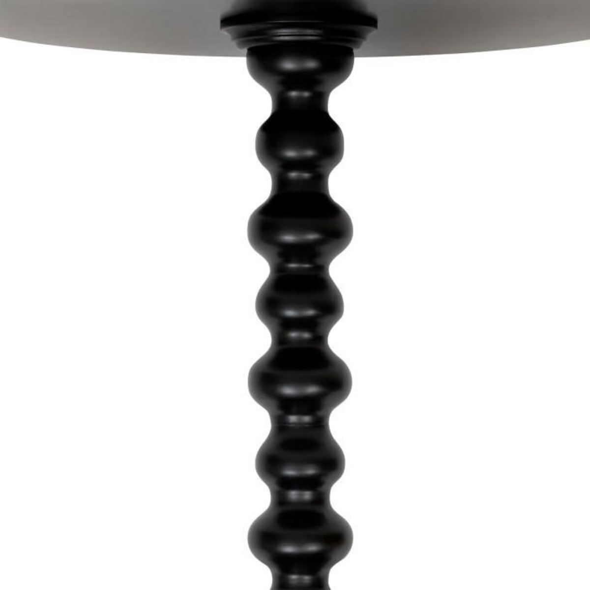 ATMOSPHERA Table d'Appoint Ronde  Alix  50cm Noir