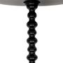 Voir la diapositive 3 : ATMOSPHERA Table d'Appoint Ronde  Alix  50cm Noir